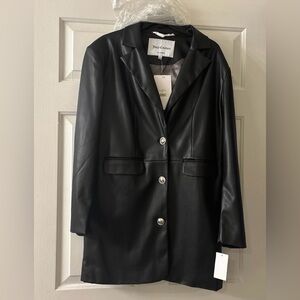 NWT Juicy Couture Oversized Faux Leather Trench Coat